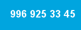 996 925 33 45
